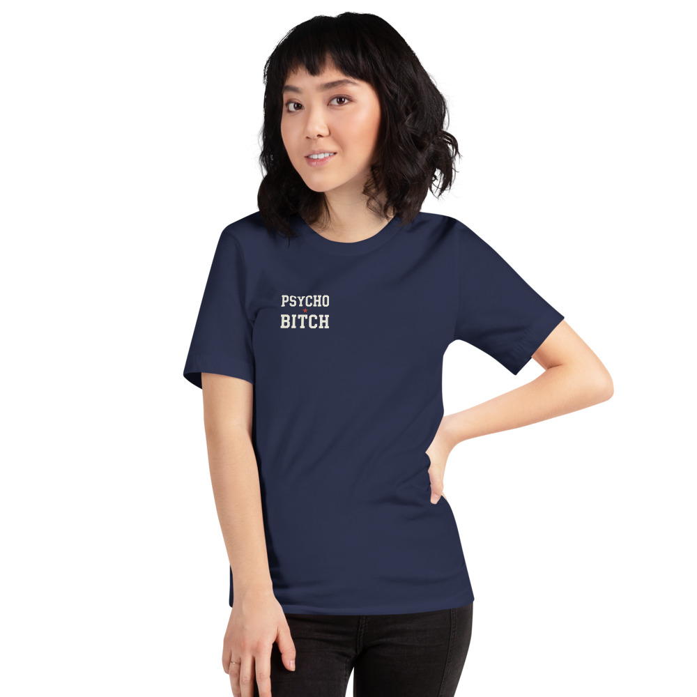 Dating Advice From ChatGPT — Varsity on a navy shirt