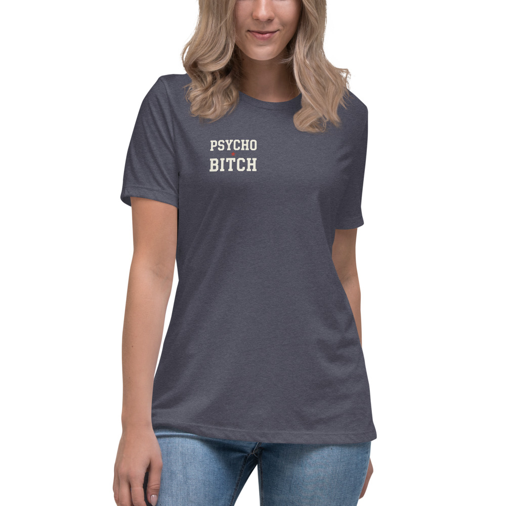 Dating Advice From ChatGPT — Varsity on a hthr navy shirt