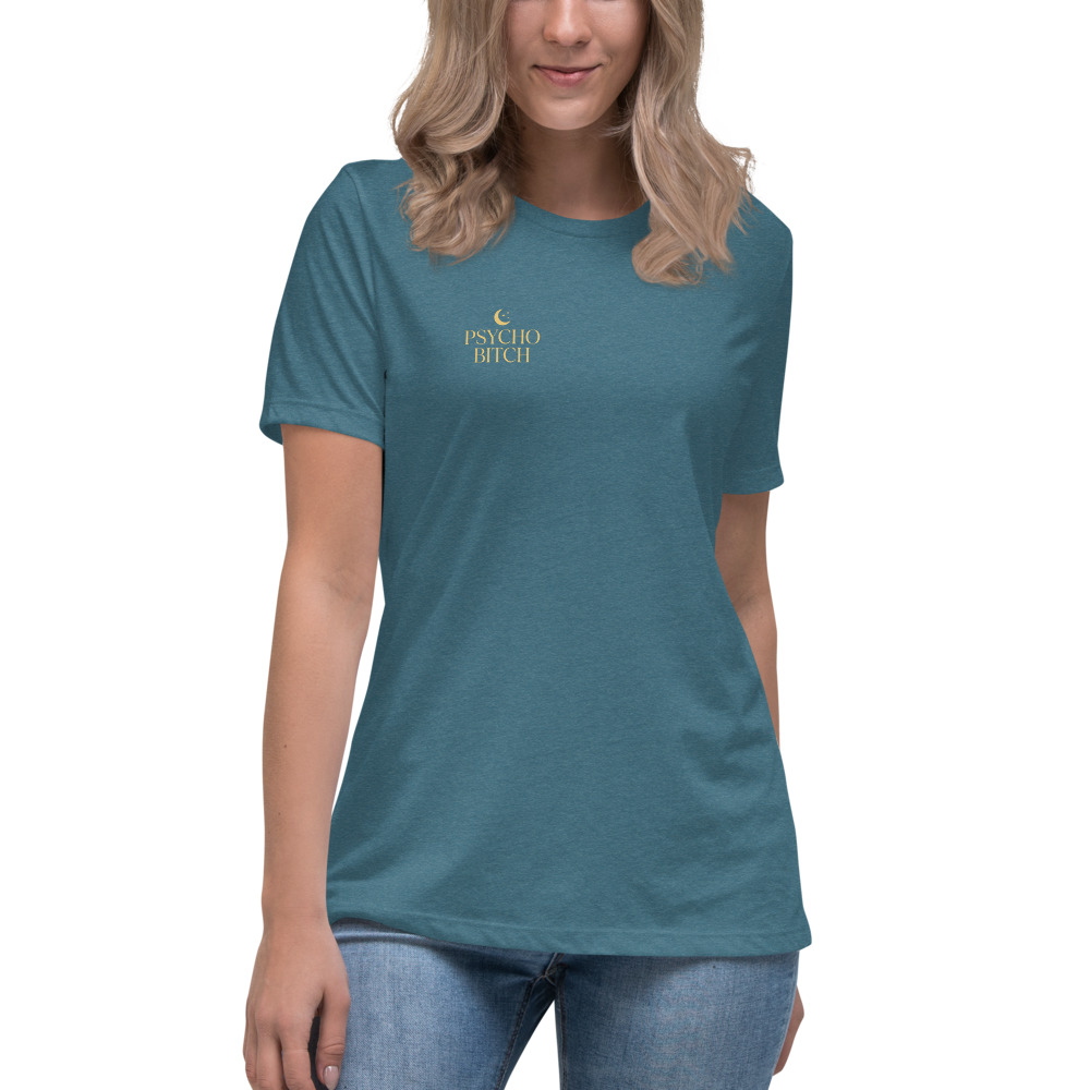 Dating Advice From ChatGPT — Celestial on a deep teal shirt