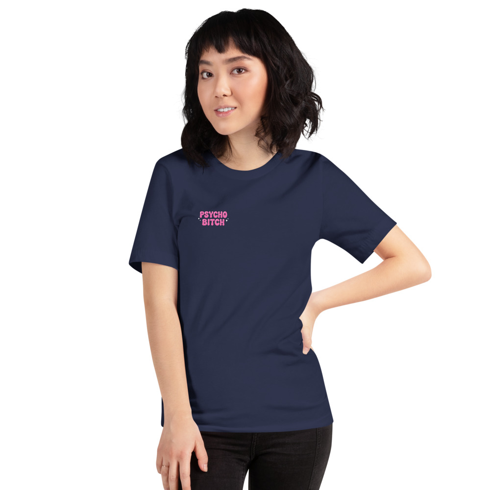 Dating Advice From ChatGPT — Y2K on a navy shirt